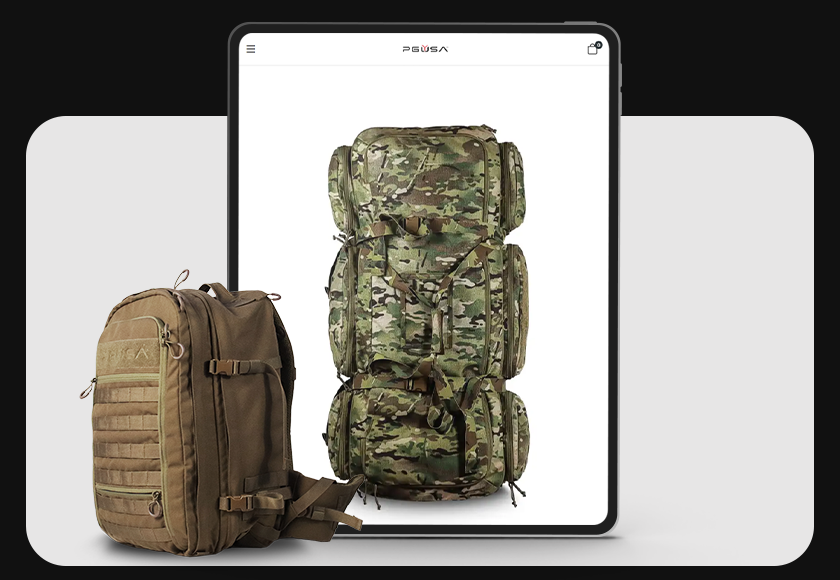 Product branding showcase