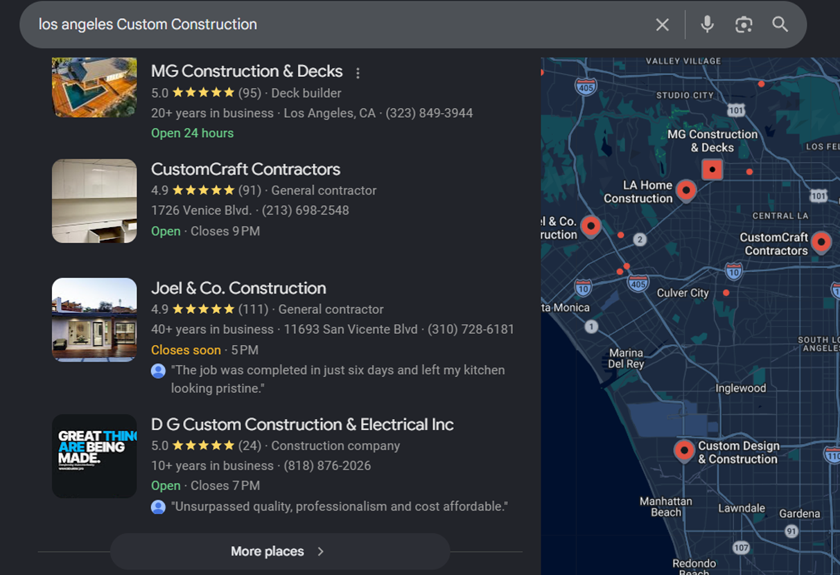 Construction SEO branding